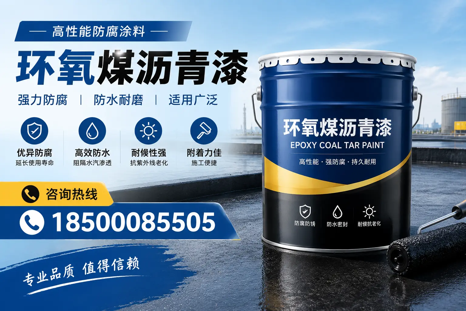 环氧煤沥青漆的主要成分与功能，黄山用户深度了解